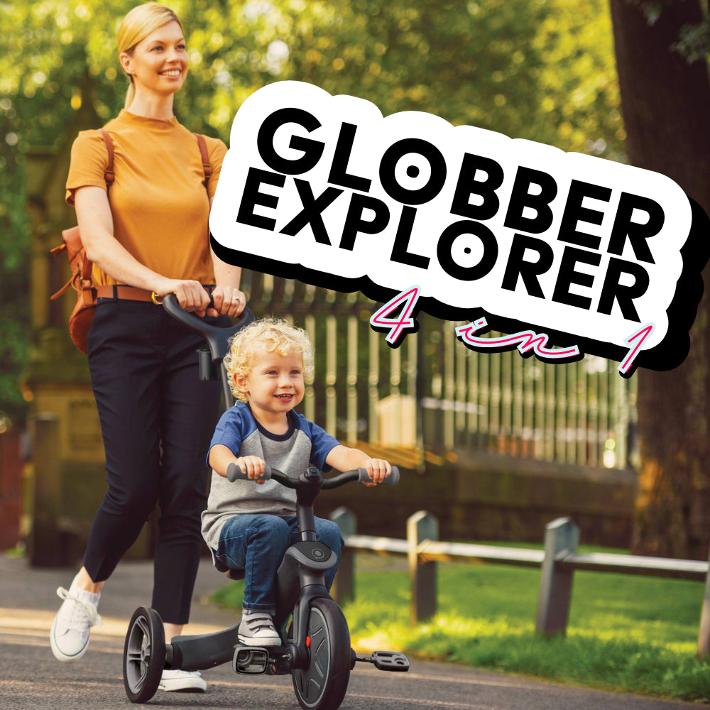 Globber Explorer Convertible Tricycle, for the Younger Explorers.