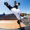 187-SLIM-Elbow-Pad-Black-In-Use-By-Skate-Boarder