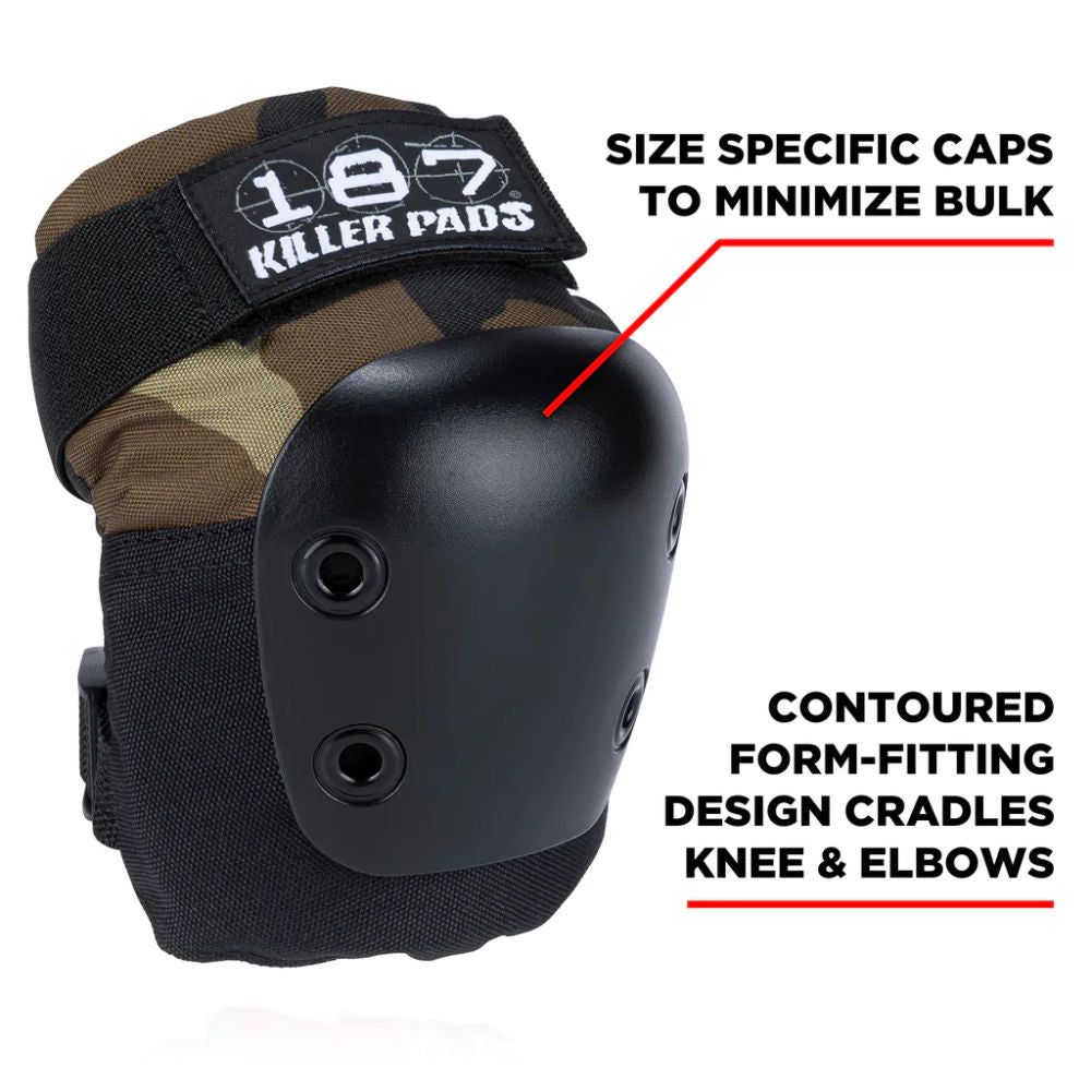 187-Tri-Pack-Junior-Camo-Knee-Guard-Detail