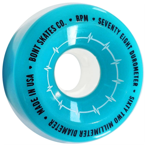 Bont-BPM-Outdoor-Roller-Skate-Wheels-Teal