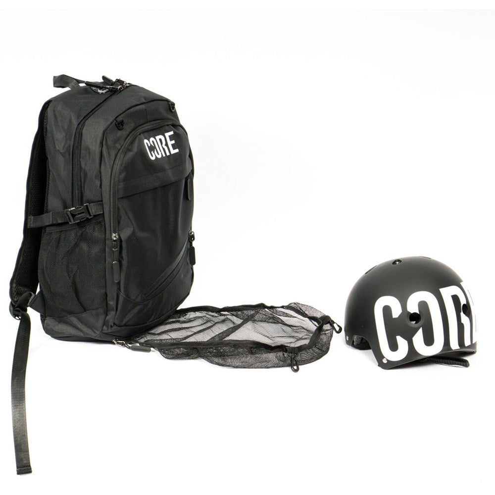 Core-Helmet-Backpack-Black-Helmet-Section-Open