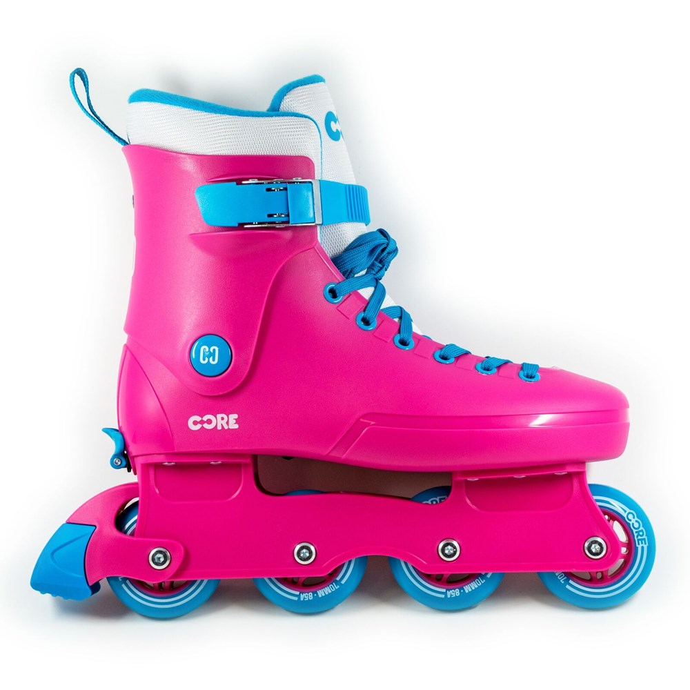 Core-Kids-Adjustable-Inline-Skates-Pink-Side