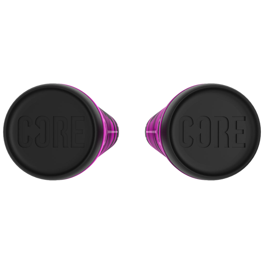 Core-Skinny-Boy-Scooter-Handgrips-Soft-170mm-Fuchsia-Purple-Black-Ends