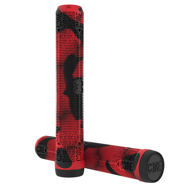 Core-Skinny-Boy-Scooter-Handgrips-Soft-170mm-Lava-Red-Black-Bar-Ends