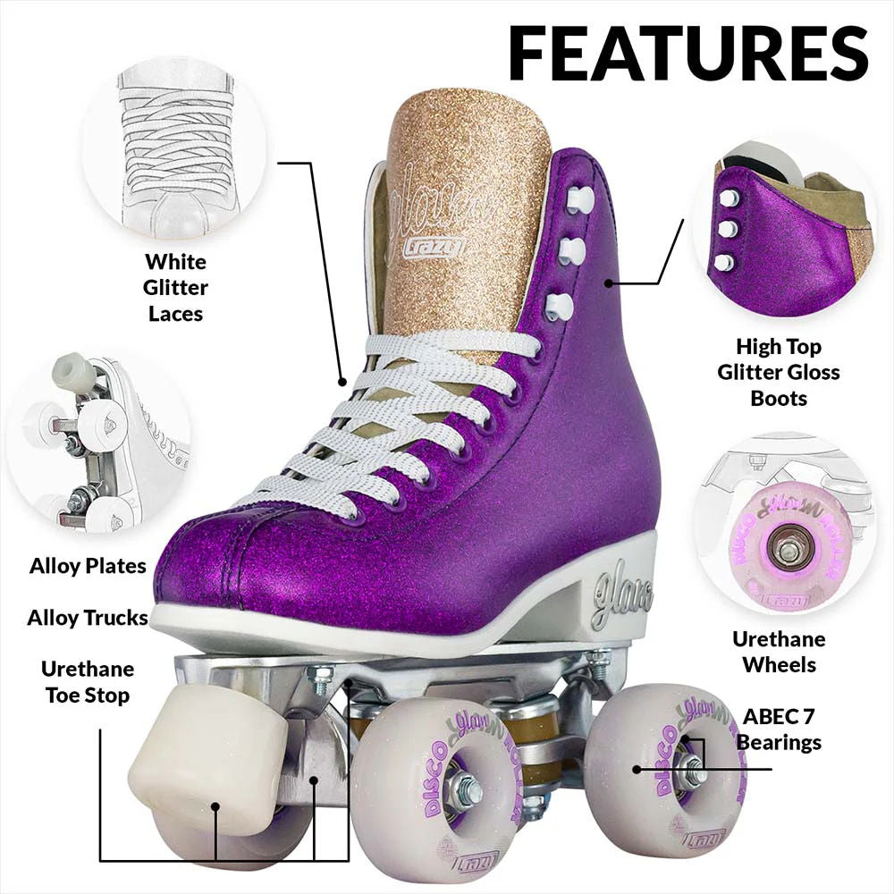 Crazy-Disco-Glam-Roller-Skate-Purple-Schematic