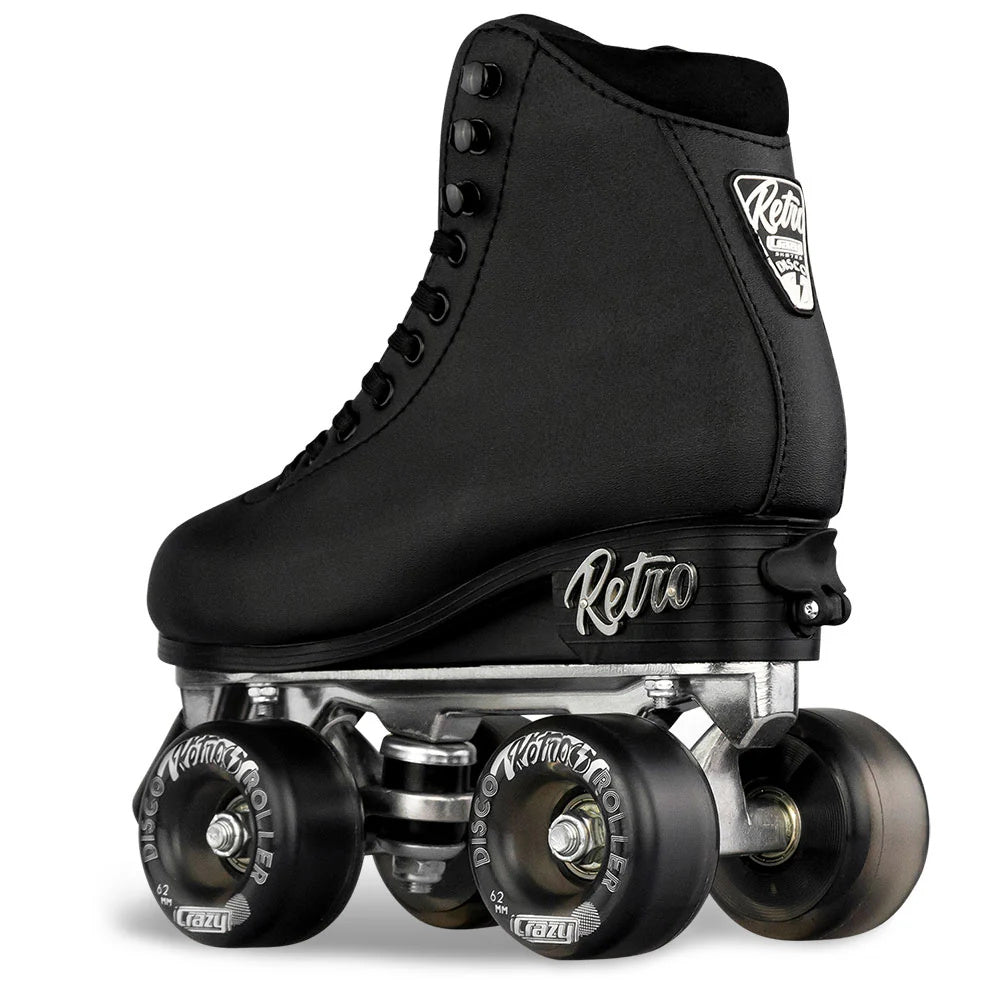 Crazy-Retro-Roller-Adjustable-Skate-Black-Angle