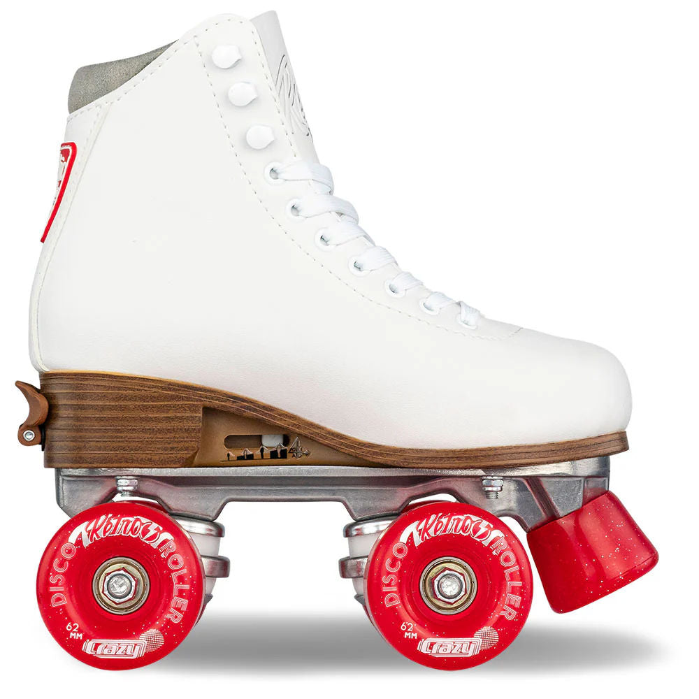 Crazy-Retro-Roller-Adjustable-Skate-White-Side