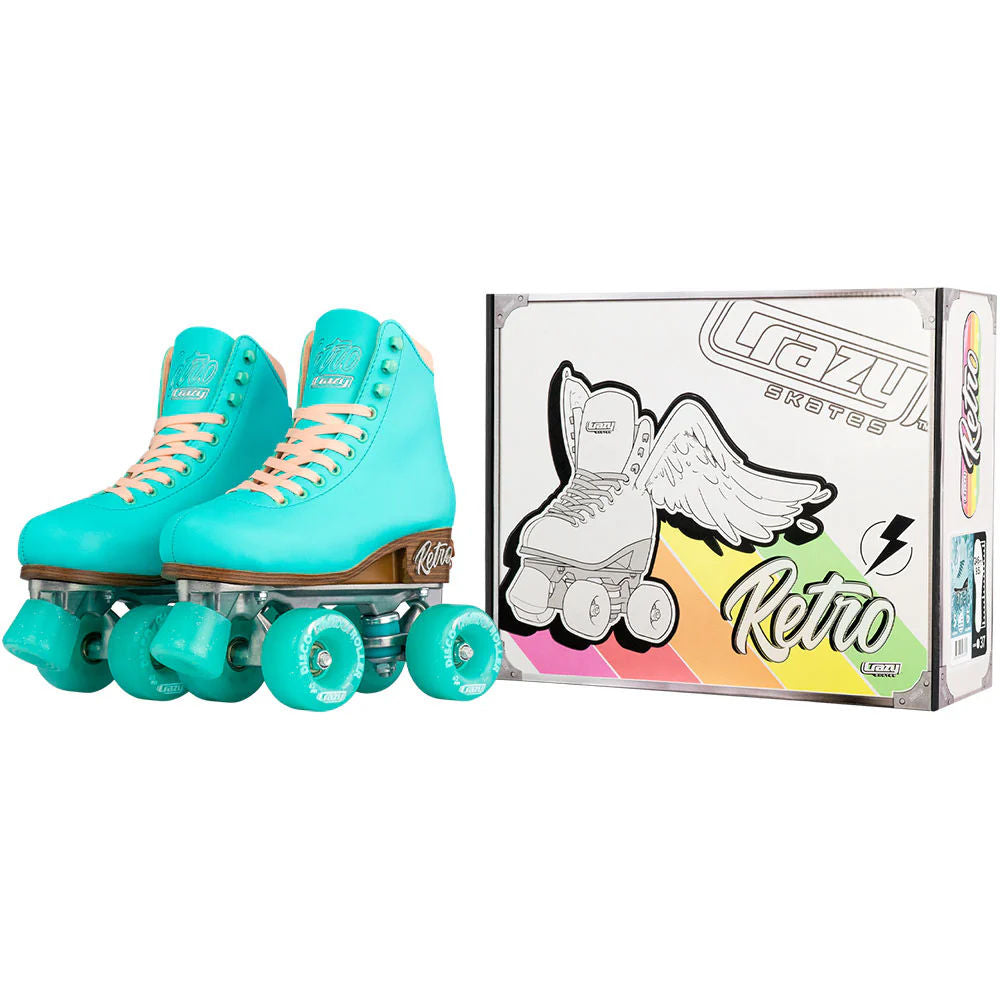 Crazy-Retro-Roller-Adjustable-Skate-Teal-Box