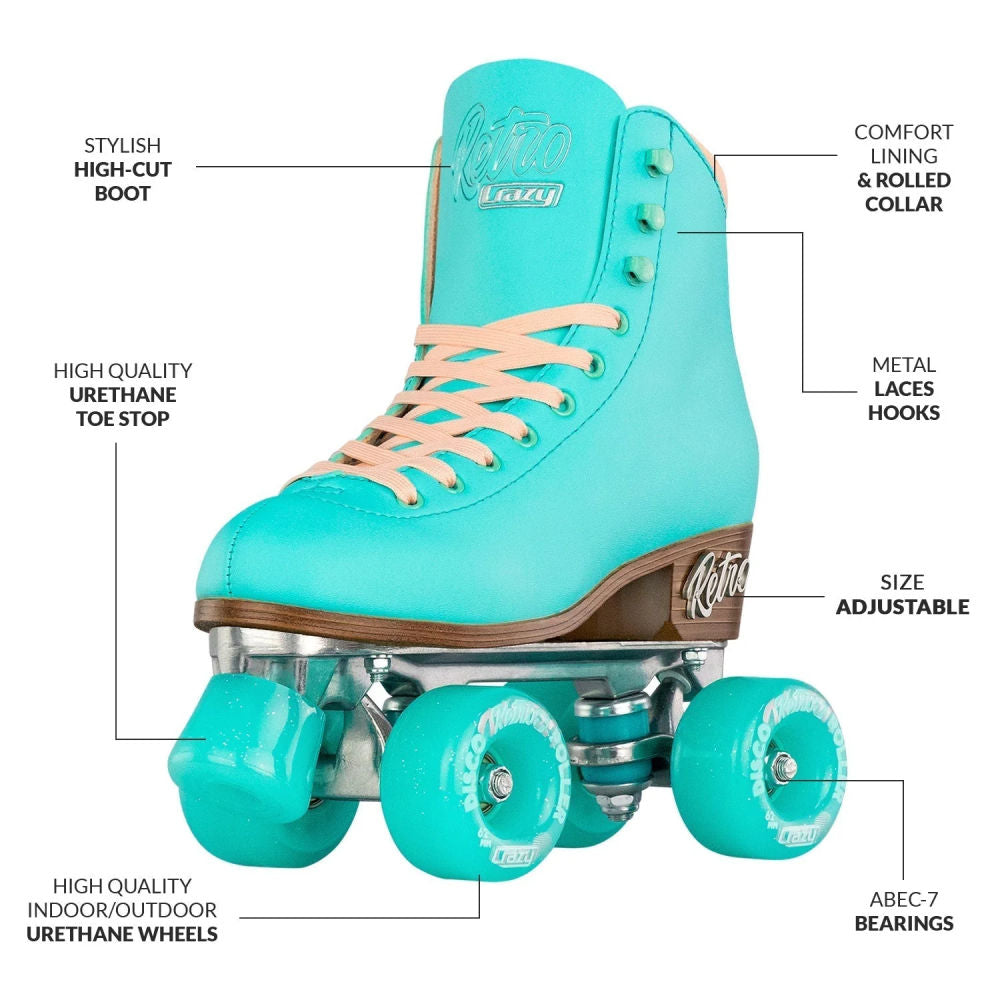 Crazy-Retro-Roller-Adjustable-Skate-Teal-Schematic