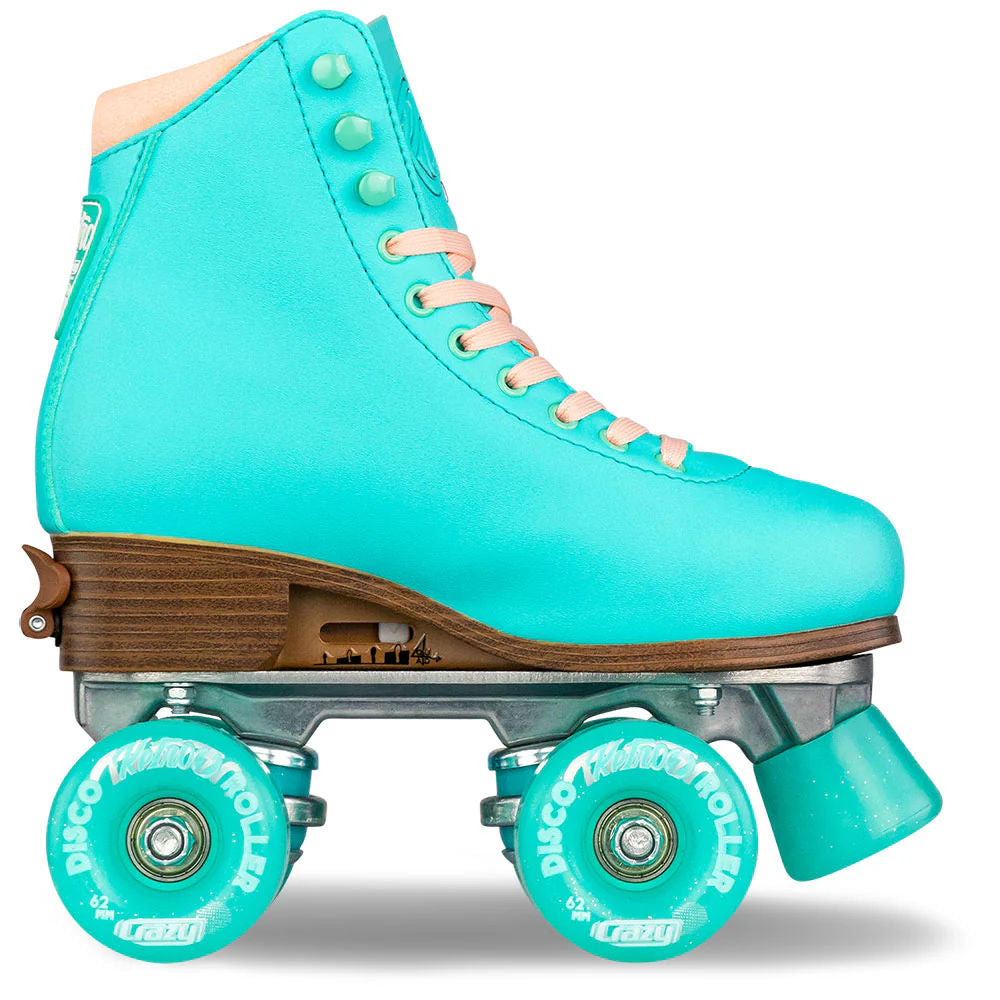 Crazy-Retro-Roller-Adjustable-Skate-Teal-Side