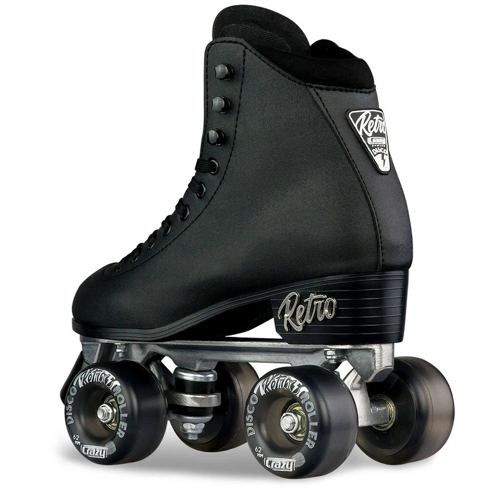Crazy-Retro-Roller-Skate-Black-Angle