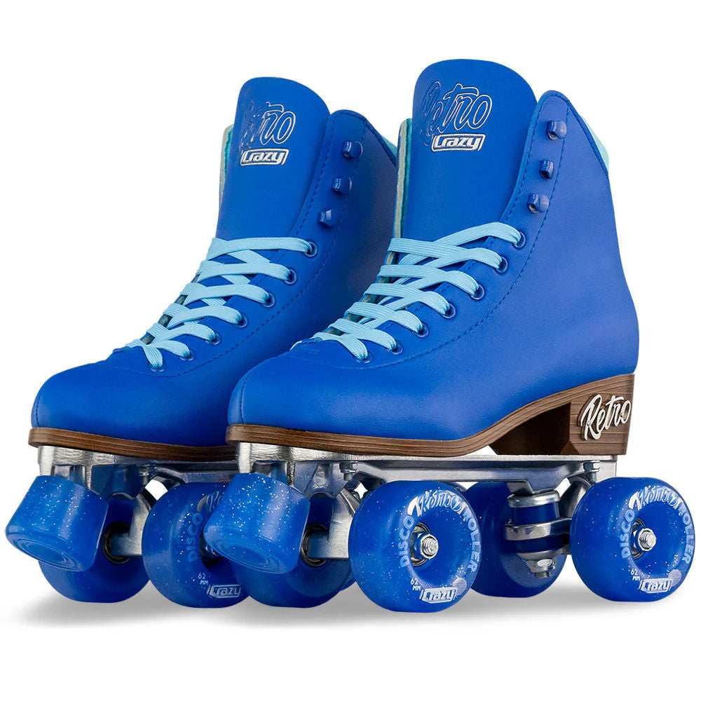 Crazy-Retro-Roller-Skate-Blue-Pair