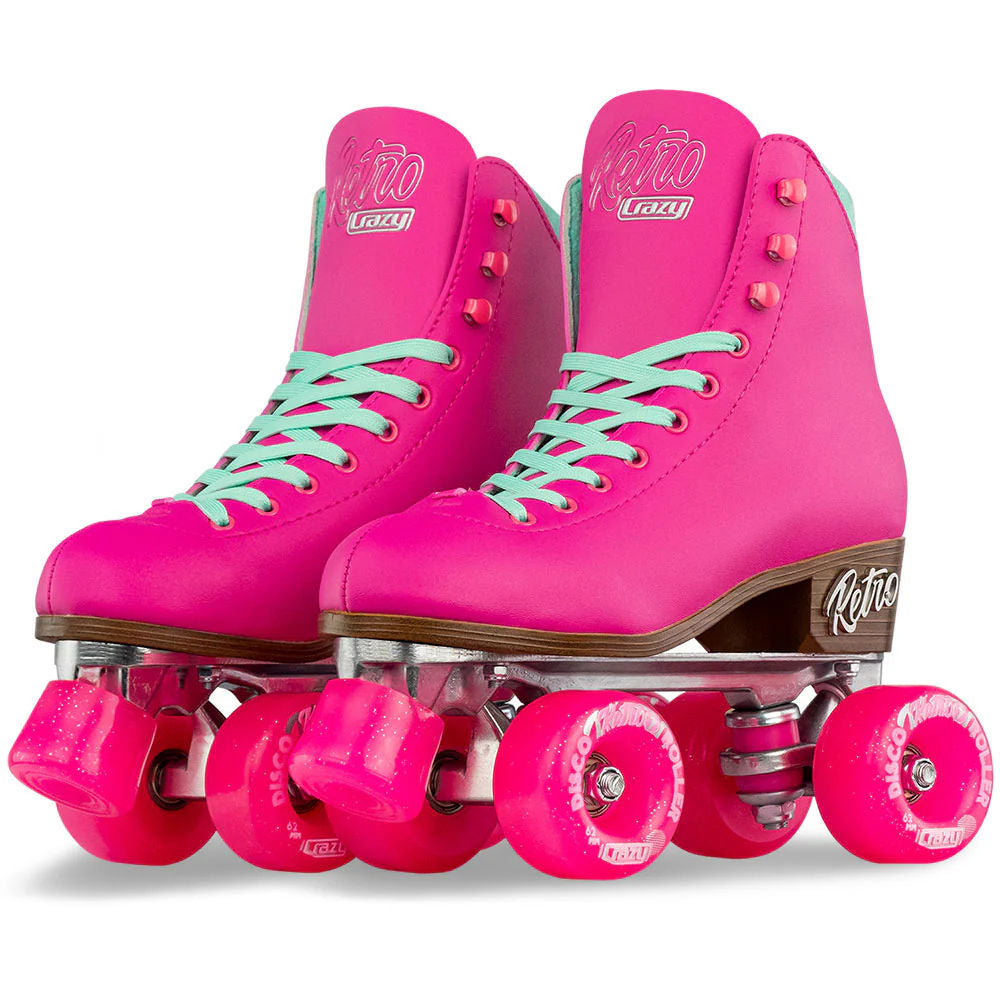 Crazy-Retro-Roller-Skate-Pink-Pair