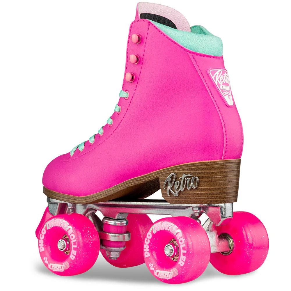 Crazy-Retro-Roller-Skate-Pink-Rear