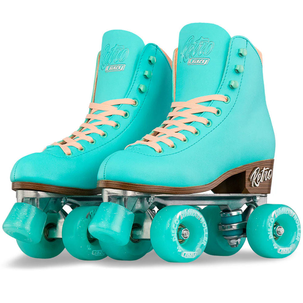 Crazy-Retro-Roller-Skate-Teal-Pair