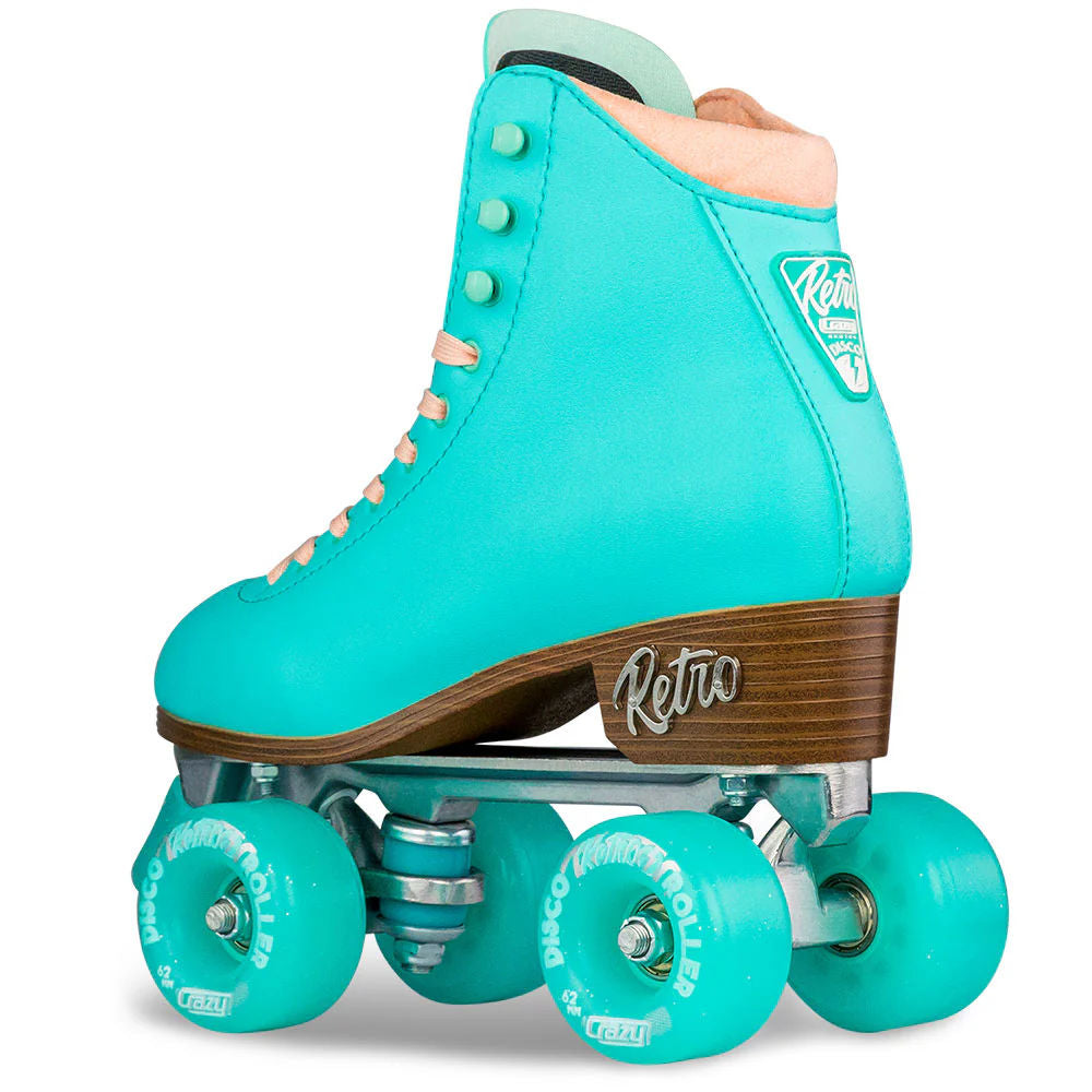Crazy-Retro-Roller-Skate-Teal-Rear