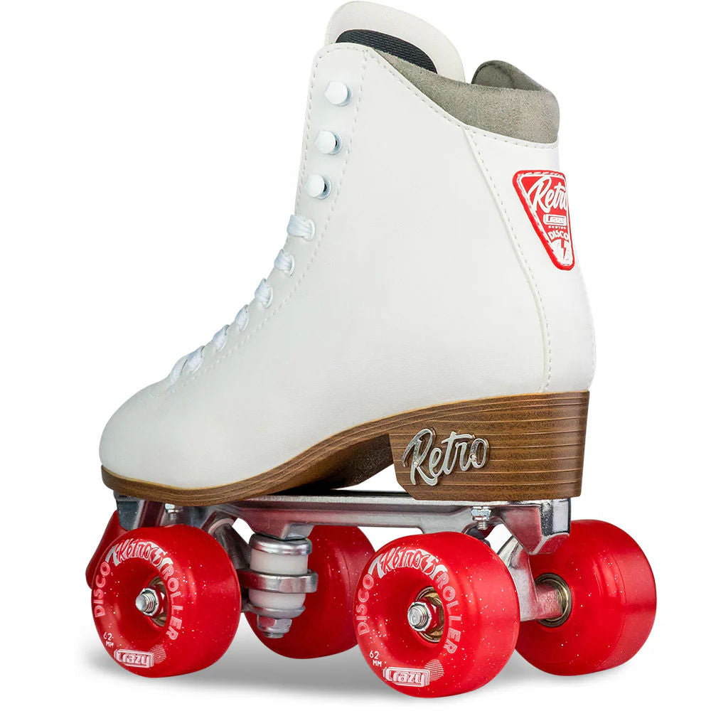 Crazy-Retro-Roller-Skate-White-Angle
