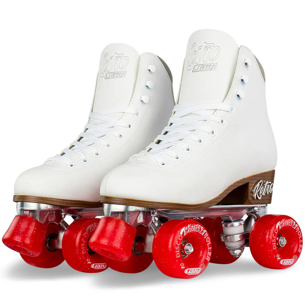 Crazy-Retro-Roller-Skate-White-Pair
