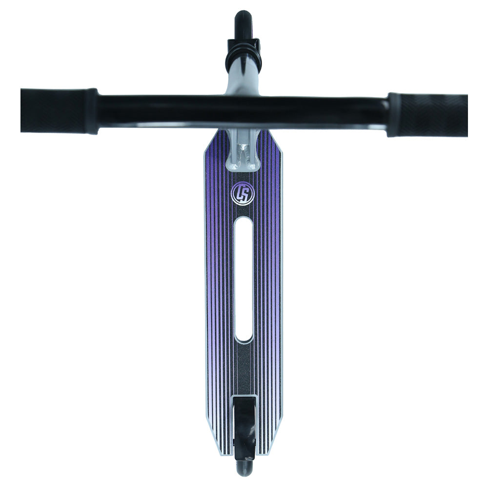 Crisp-Blitz-Stunt-Scooter-Silver-Blossom-Top-View
