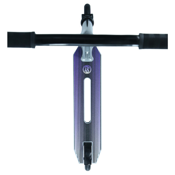Crisp-Blitz-Stunt-Scooter-Silver-Blossom-Top-View