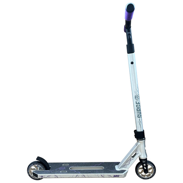 Crisp Surge Shocktech Stunt Scooter Amethyst Side View