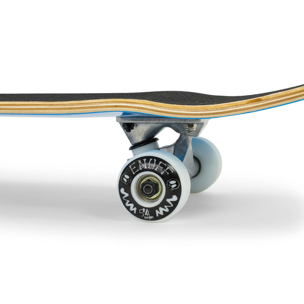 Enuff-Skully-Skateboard-Green-Close-Up-Of-Deck-Showing-Ply