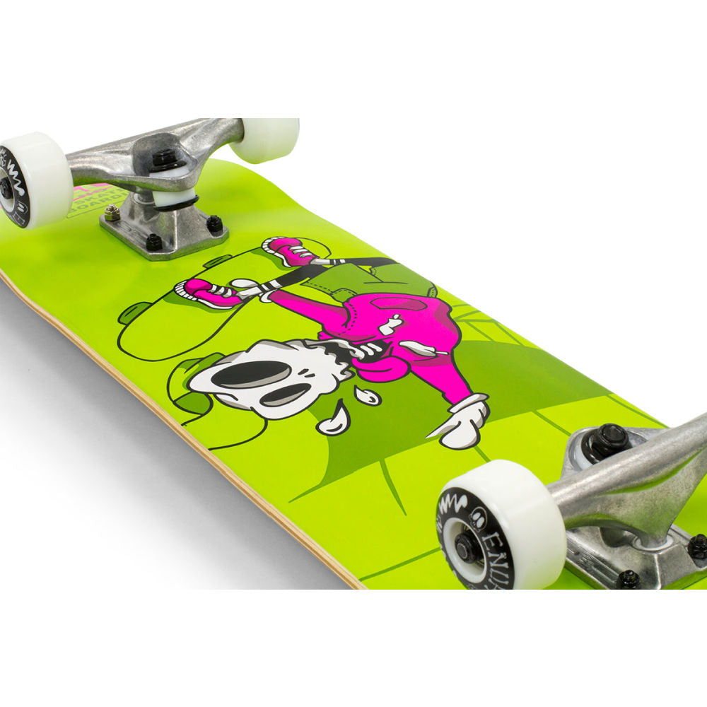 Enuff-Skully-Skateboard-Green-Close-Up-Of-Deck