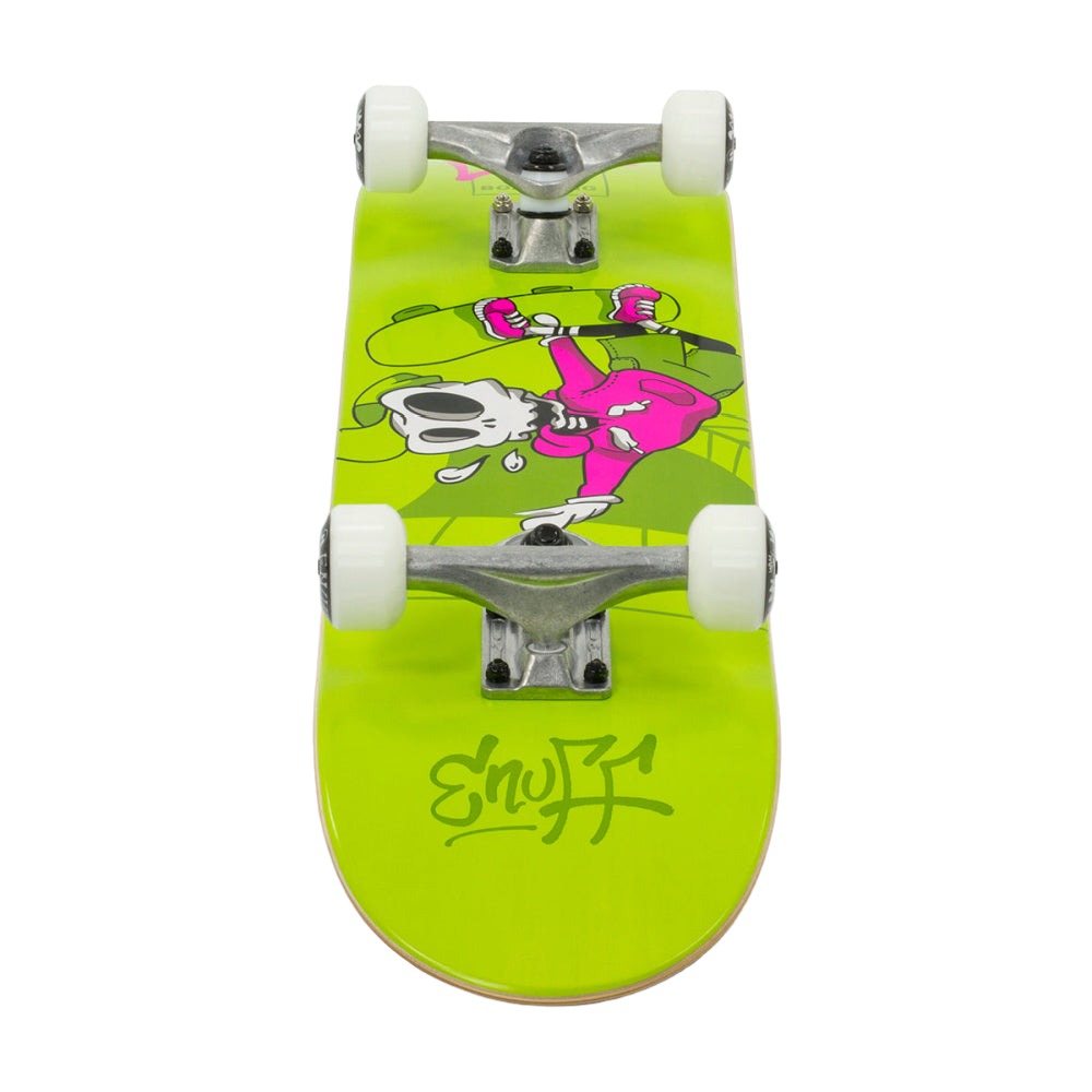 Enuff-Skully-Skateboard-Green-Underside-Front-On
