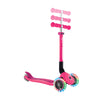 GLOBBER-Junior-Foldable-Lights-3-Wheel-Scooter-Pink-Height-Adjsut