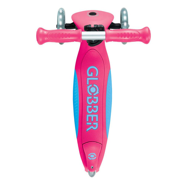 Globber-Primo-Foldable-Plus-Lights-Fuchsia-Top