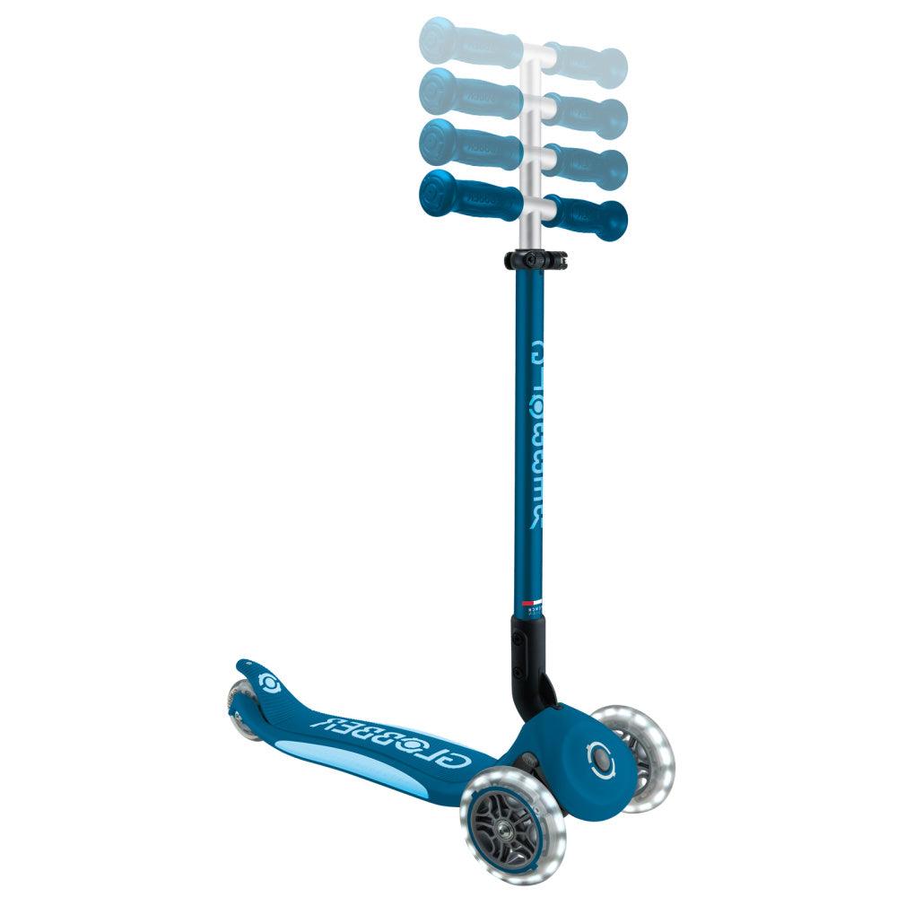 Globber-Primo-Foldable-Plus-Lights-Petrol-Blue-Bar