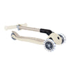 Globber-Ecologic-3-Wheel-Primo-Foldable-Lights-Anodised-Coconut-Folded