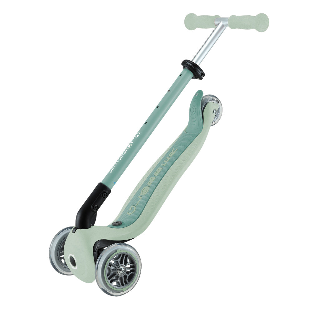 Globber-Ecologic-Go-Up-Scooter-Folded-Green