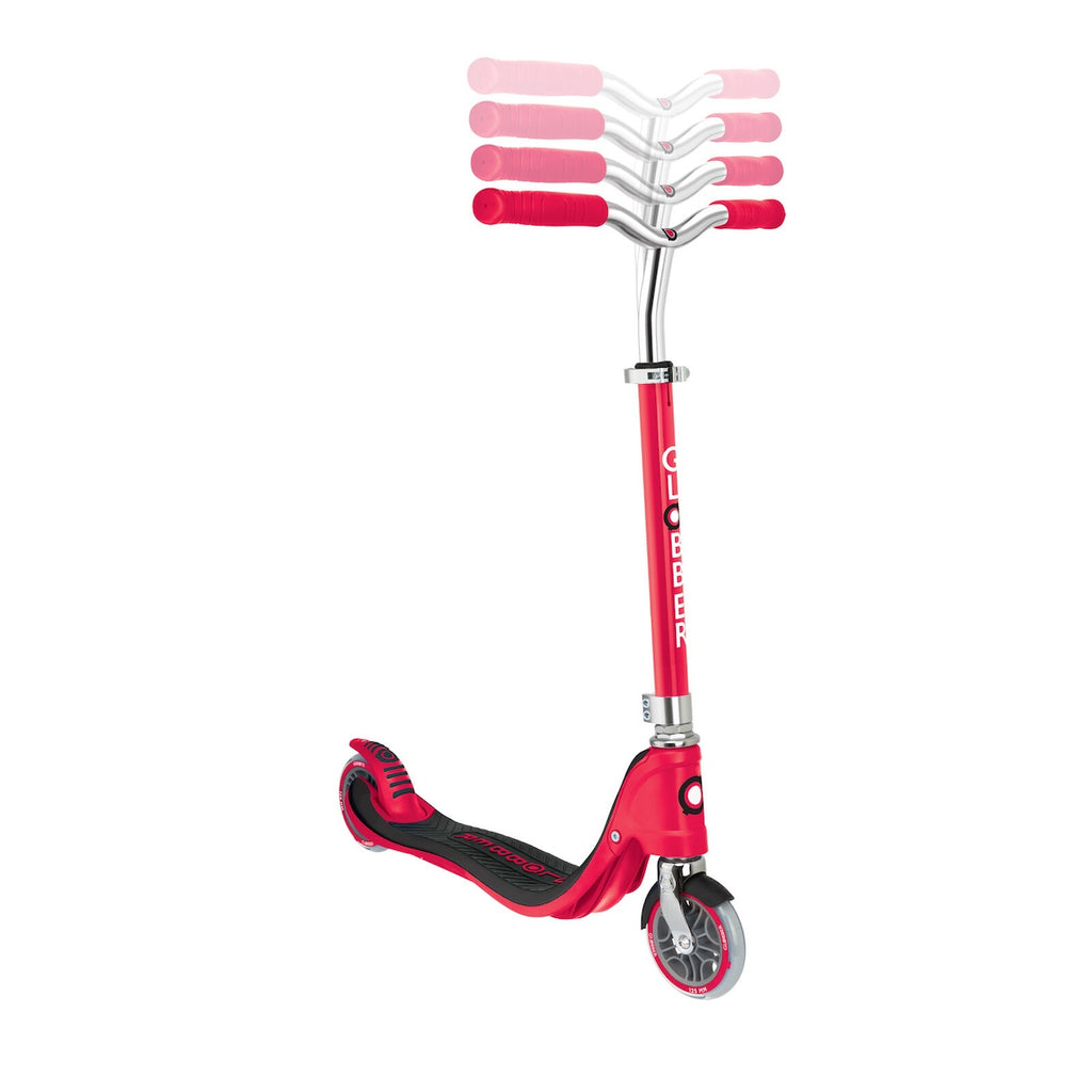 Globber-Flow-125-Kids-Scooter-Red-Bar-Height