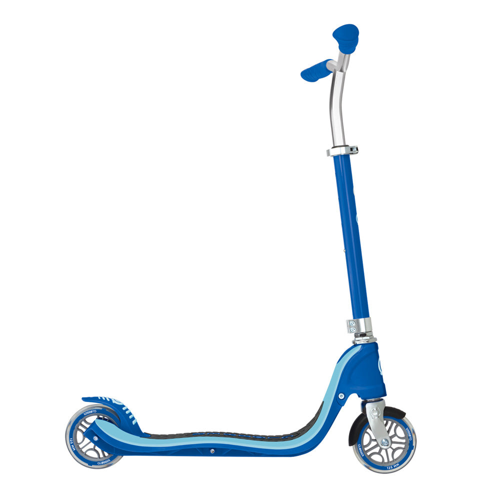 Globber-Flow-125-Kick-Scooter-Navy-Side