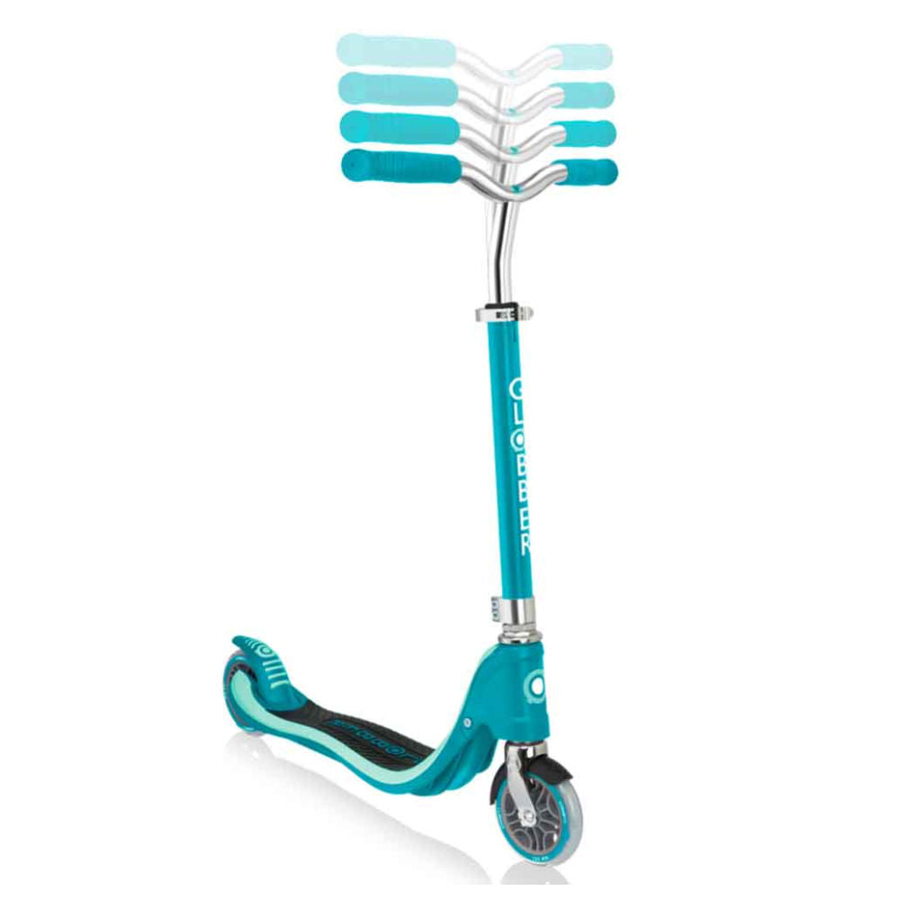 Globber-Flow-125-Scooter-Teal-Bar-Heights