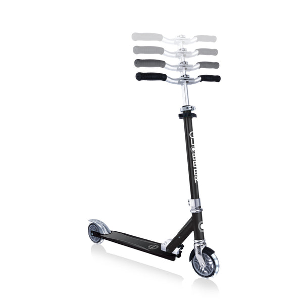 Globber-Flow-Element-Lights-Black-Scooter-Showing_-Handlebar-Heights