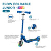 Globber-Flow-Foldable-Junior-Scooter-with-Lights-Blue-Features