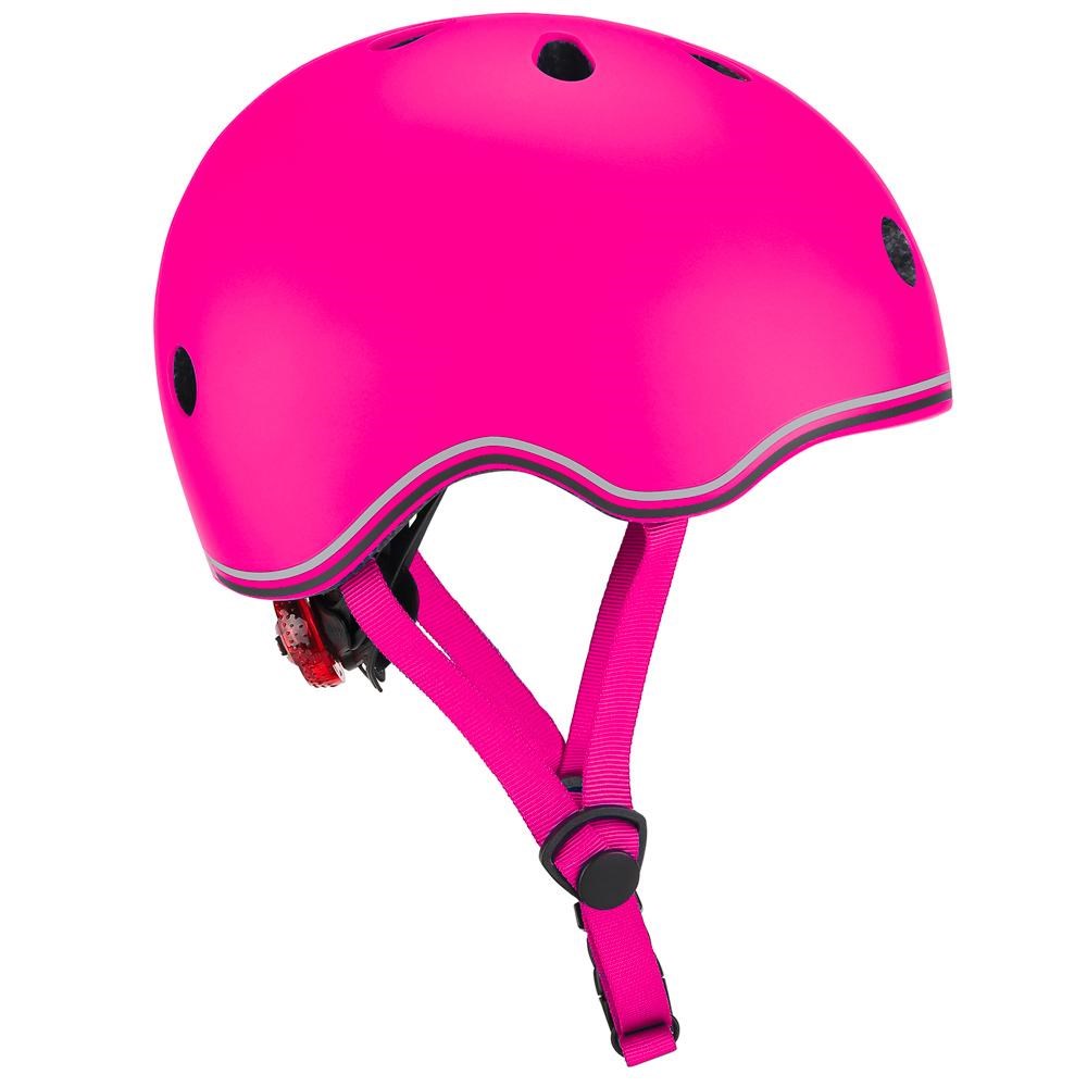 Globber-Go-Up-Lights-Helmet-Pink