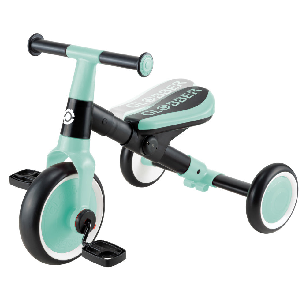 Globber-Learning-Trike-2in1-Mint-Seat-Adjust