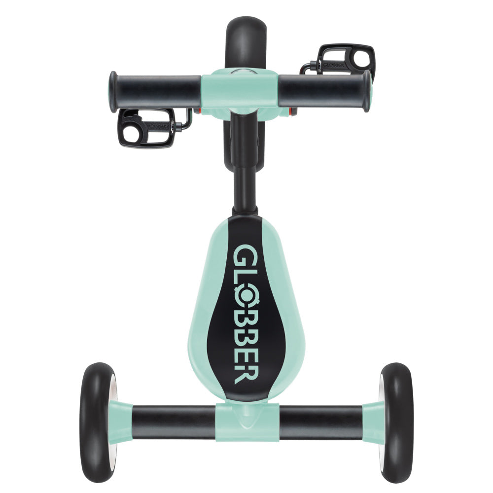 Globber-Learning-Trike-2in1-Mint-Wheel-Top-View