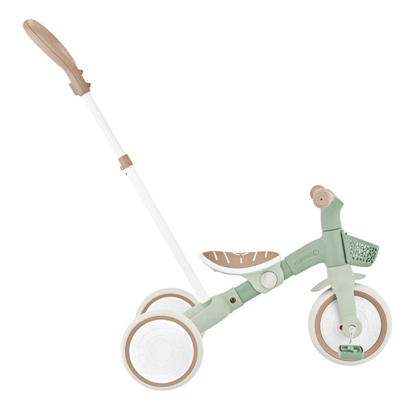 Globber-Learning-Trike-2in1-PLUS-Ecologic-Pistachio-Side-View-With-Handle