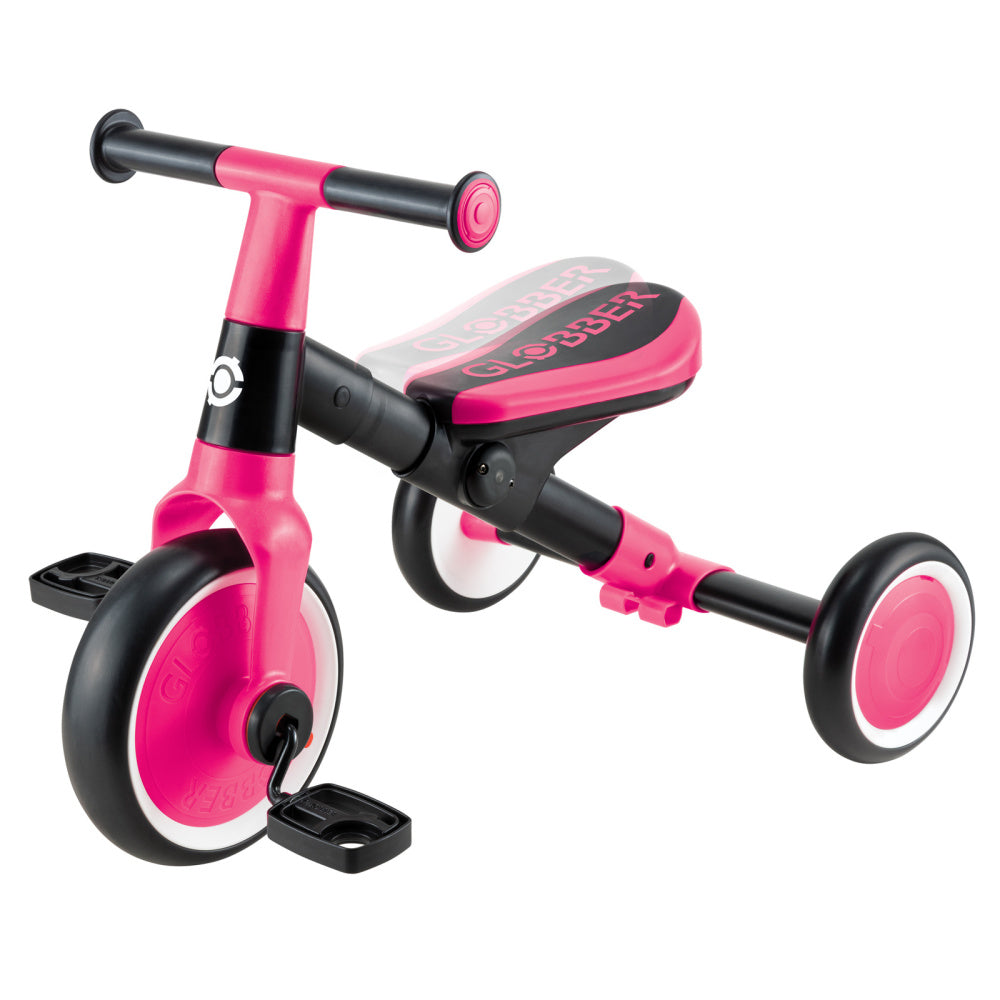 Globber-Learning-Trike-2in1-Pink-Seat-Adjust