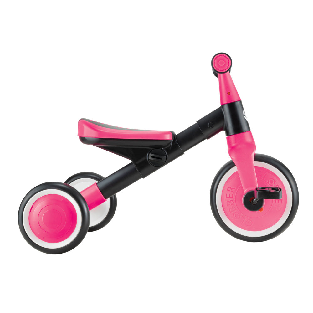Globber-Learning-Trike-2in1-Pink-Side-View