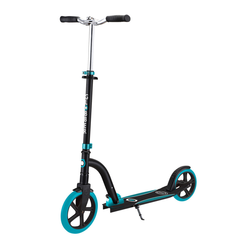 Globber-NL-230-205-Duo-Black_Teal-Left-Side
