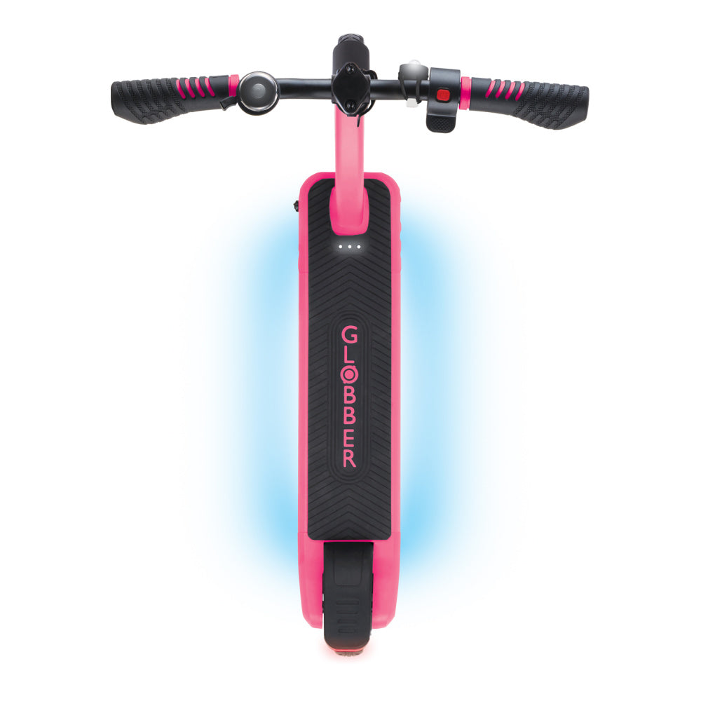 Globber-ONE-E-Motion-11-Electric-Scooter-Pink-Top-View