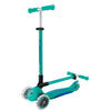 Globber-Primo-Lights-Foldable-Three-Wheel-Scooter-Emerald-Fold