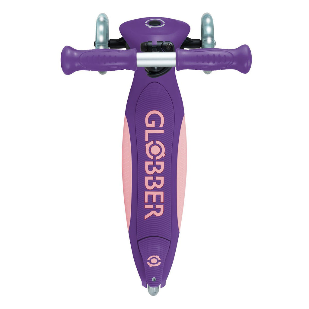 Globber-Primo-Foldable-Plus-Lights-Purple-Pastel-Pink-Top