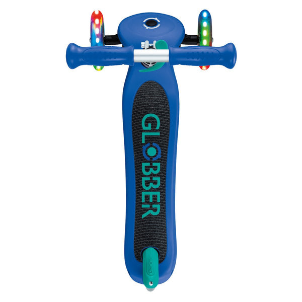 Globber-Primo-Lights-V2-Toddler-Scooter-Navy-Top
