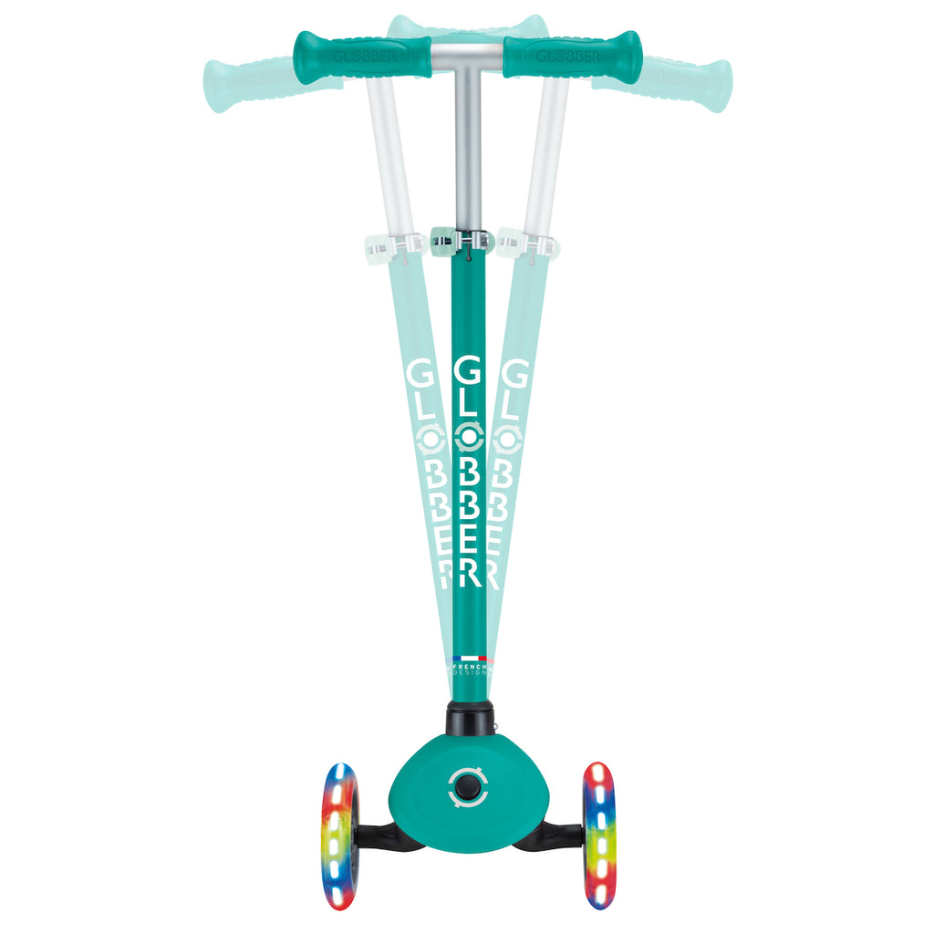 Globber-Primo-Lights-V2-Toddler-Scooter-Emerald-Lea